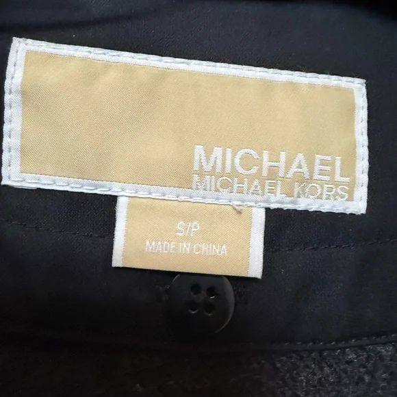 Michael Kors Black Hooded Trench Coat - Picture 4 of 8